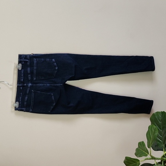 Frame Le One Skinny dark wash jeans women's size 2 organic cotton stretch jeans - Picture 5 of 9